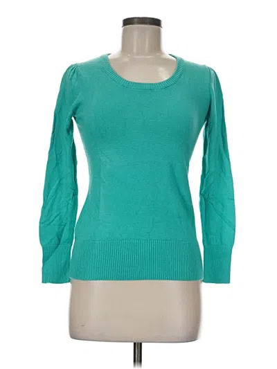 Pre-owned Merona Pullover Sweater In Teal