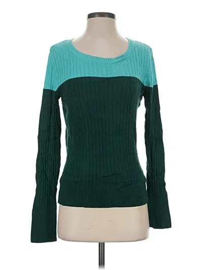 Pre-owned Merona Pullover Sweater In Teal