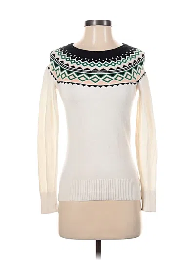 Pre-owned Merona Pullover Sweater In White