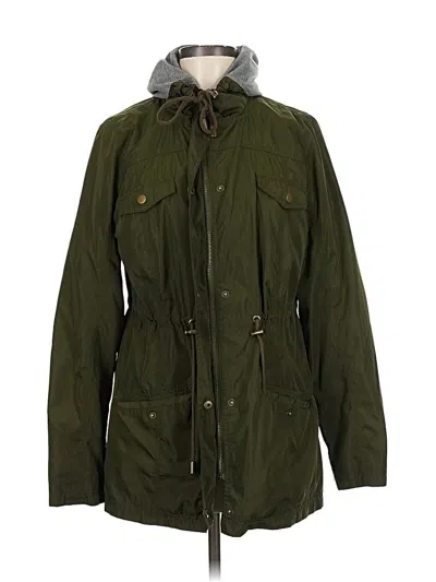 Pre-owned Merona Raincoat In Green