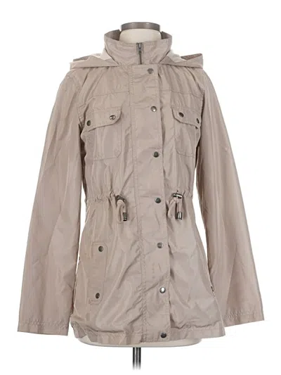 Pre-owned Merona Raincoat In Tan