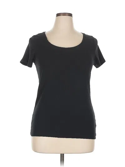 Pre-owned Merona Short Sleeve T-shirt In Black