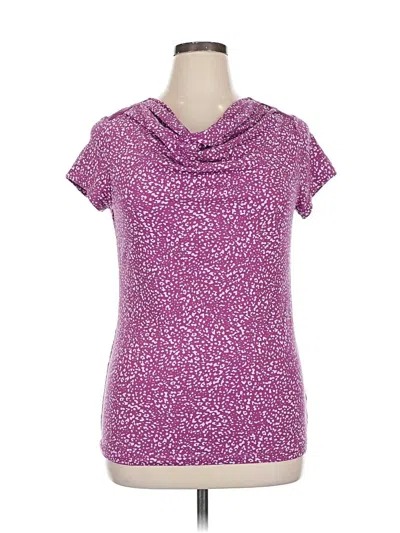 Pre-owned Merona Short Sleeve T-shirt In Purple
