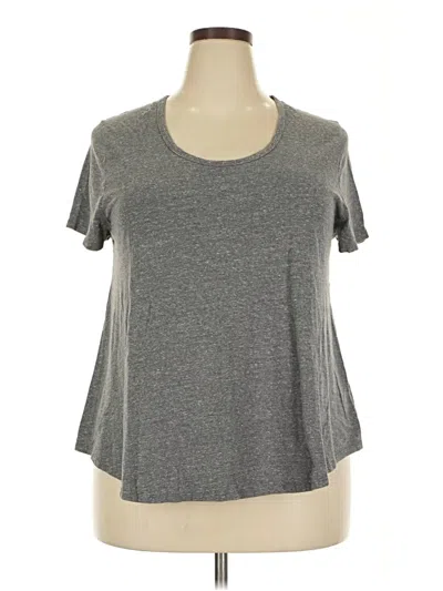 Pre-owned Merona Short Sleeve T-shirt In Gray