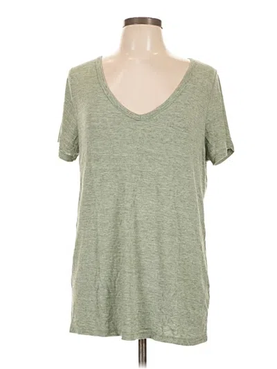 Pre-owned Merona Short Sleeve T-shirt In Green