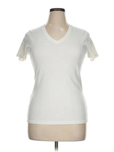 Pre-owned Merona Short Sleeve T-shirt In Ivory