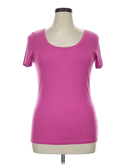 Pre-owned Merona Short Sleeve T-shirt In Pink