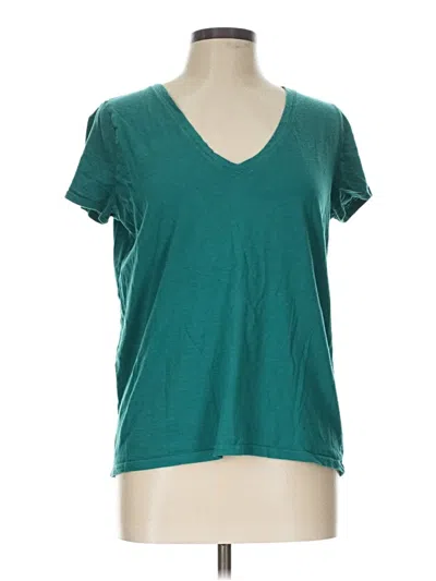 Pre-owned Merona Short Sleeve T-shirt In Teal