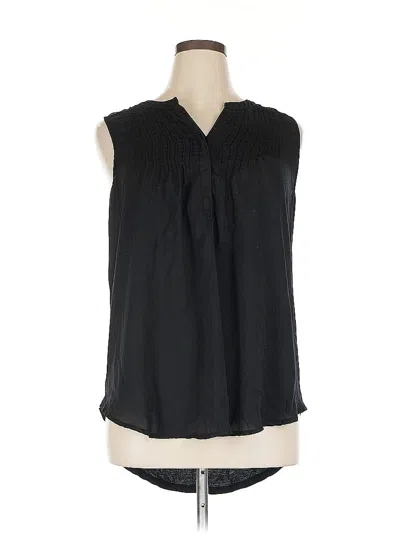 Pre-owned Merona Sleeveless Blouse In Black