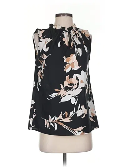 Pre-owned Merona Sleeveless Blouse In Black