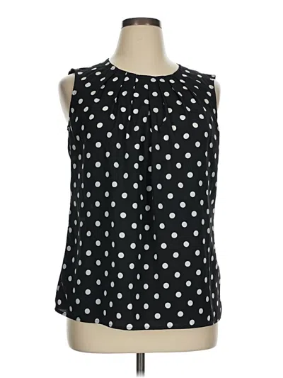 Pre-owned Merona Sleeveless Blouse In Black