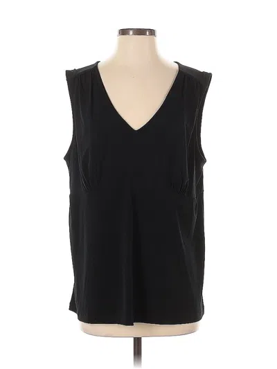 Pre-owned Merona Sleeveless Blouse In Black