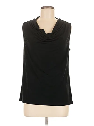 Pre-owned Merona Sleeveless Blouse In Black