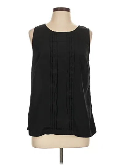 Pre-owned Merona Sleeveless Blouse In Black