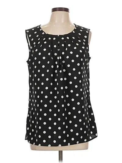 Pre-owned Merona Sleeveless Blouse In Black