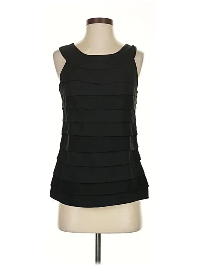 Pre-owned Merona Sleeveless Blouse In Black