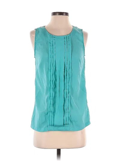 Pre-owned Merona Sleeveless Blouse In Blue