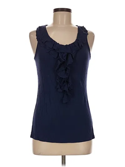 Pre-owned Merona Sleeveless Blouse In Blue
