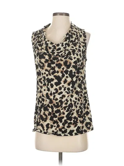 Pre-owned Merona Sleeveless Blouse In Brown