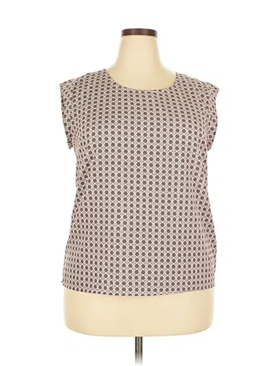Pre-owned Merona Sleeveless Blouse In Gray