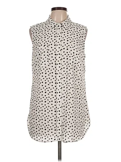 Pre-owned Merona Sleeveless Blouse In Ivory
