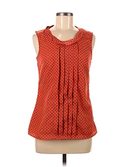 Pre-owned Merona Sleeveless Blouse In Orange