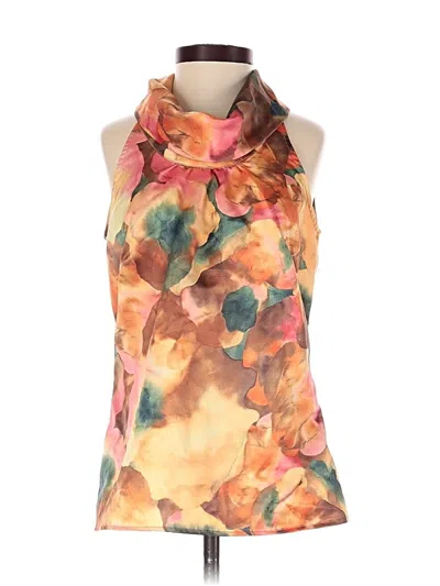 Pre-owned Merona Sleeveless Blouse In Orange