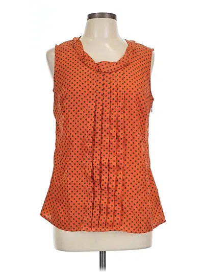 Pre-owned Merona Sleeveless Blouse In Orange