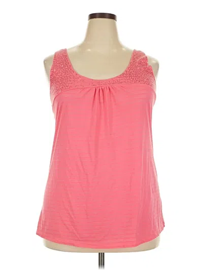Pre-owned Merona Sleeveless Blouse In Pink