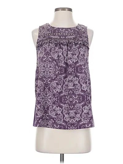 Pre-owned Merona Sleeveless Blouse In Purple