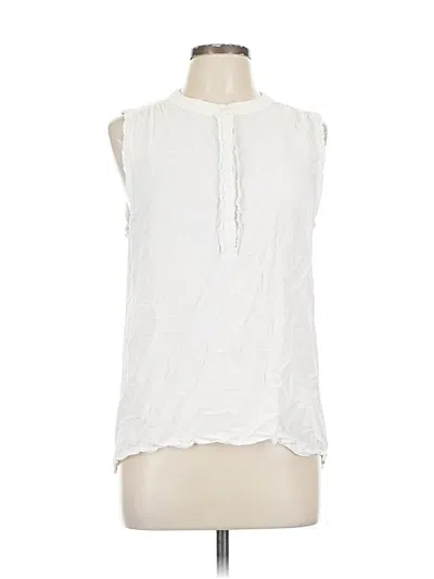 Pre-owned Merona Sleeveless Blouse In White