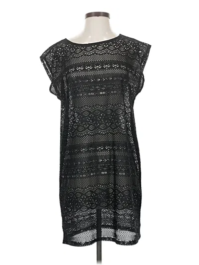 Pre-owned Merona Sleeveless Top Black Boatneck Tops