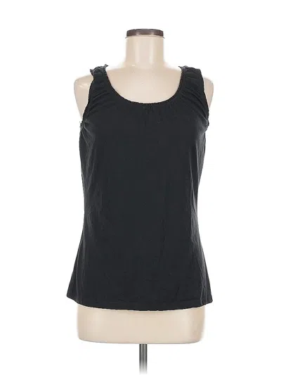 Pre-owned Merona Sleeveless Top Black Scoop Neck Tops