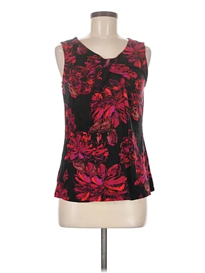 Pre-owned Merona Sleeveless Top Black Scoop Neck Tops