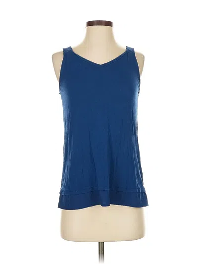 Pre-owned Merona Sleeveless Top Blue Scoop Neck Tops