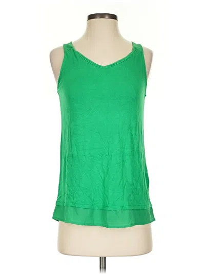 Pre-owned Merona Sleeveless Top Green Scoop Neck Tops