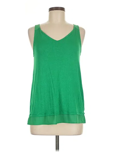 Pre-owned Merona Sleeveless Top Green Scoop Neck Tops