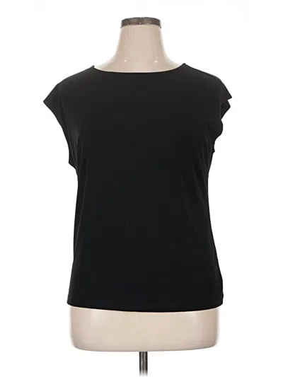Pre-owned Merona Sleeveless T-shirt In Black