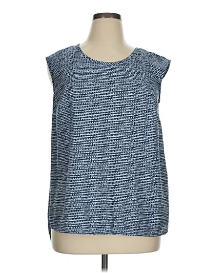 Pre-owned Merona Sleeveless T-shirt In Blue