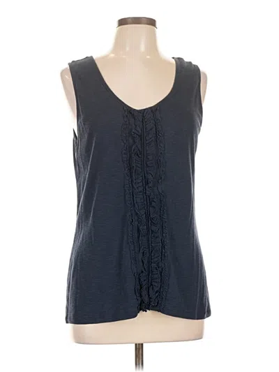 Pre-owned Merona Sleeveless T-shirt In Blue