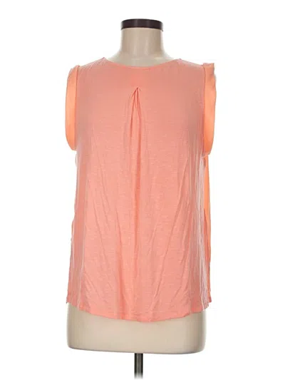 Pre-owned Merona Sleeveless T-shirt In Orange