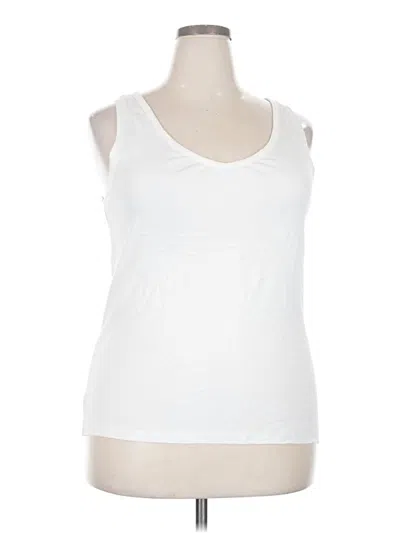 Pre-owned Merona Sleeveless T-shirt In White