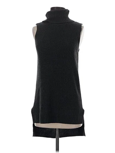Pre-owned Merona Sweater Vest In Black