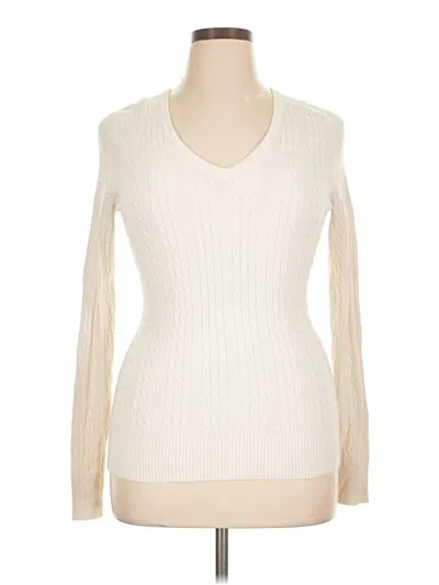 Pre-owned Merona Sweater Vest In White