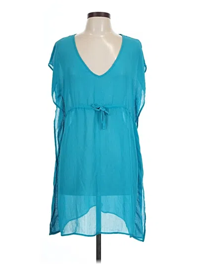 Pre-owned Merona Swimsuit Cover Up In Blue