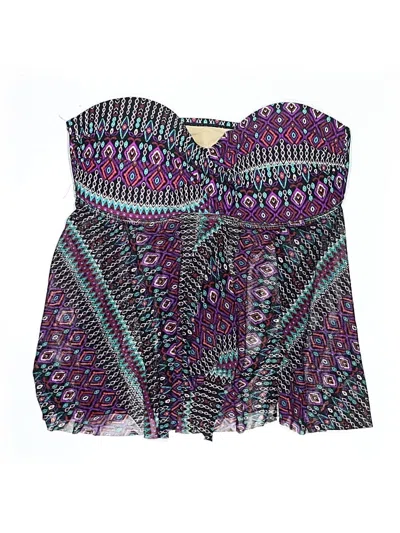 Pre-owned Merona Swimsuit Cover Up In Purple