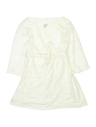 Pre-owned Merona Swimsuit Cover Up In White
