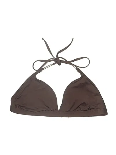 Pre-owned Merona Swimsuit Top Brown Swimwear