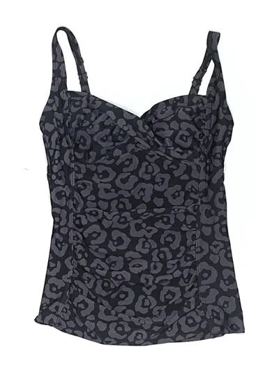 Pre-owned Merona Swimsuit Top Gray Swimwear