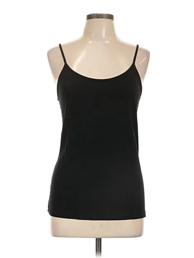 Pre-owned Merona Tank Top Black Halter Neckline Tops
